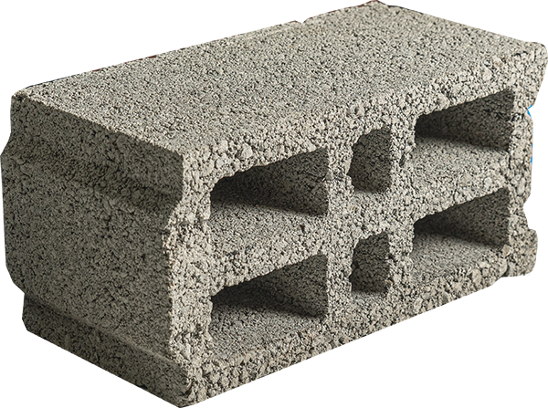 Hollow interlocking concrete blocks by Baran Company